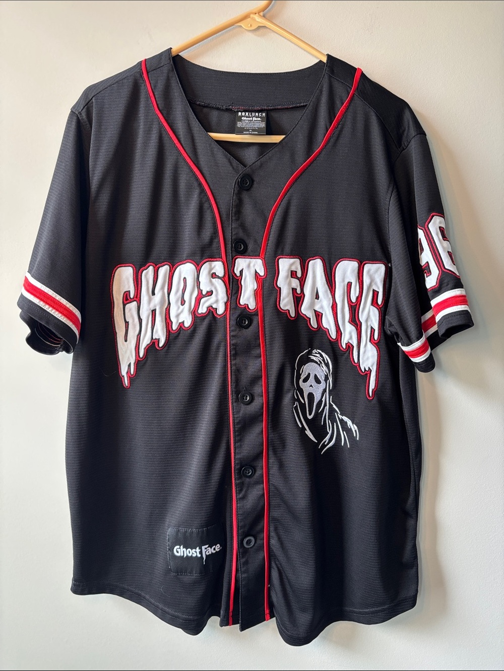BoxLunch Exclusive Ghost Face Baseball Jersey